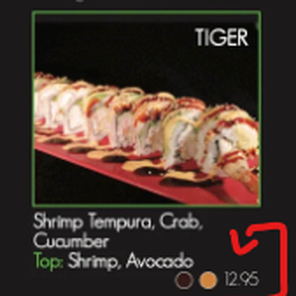 Edamami - incorrect price for this roll and many others on online menu on their website. - Sushi Bars Near Me - San Diego, California Edamami - incorrect price for this roll and many others on online menu on their website. - Sushi Bars Near Me - San Diego, California
