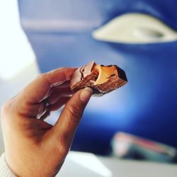 Rocky Mountain Chocolate Factory - Inside my raspberry caramel chocolate- SO GOOD!!