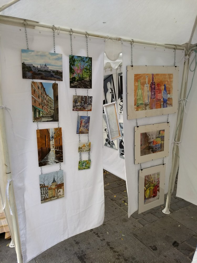 Mercado Pintura de la Plaza Conde de Barajas