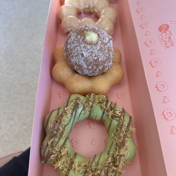 The Mochi Donut Cafe & Bakery - Glazed , Plain with Filled Mochi Ball, Pistachio - Cafes Near Me - Plainville, Connecticut The Mochi Donut Cafe & Bakery - Glazed , Plain with Filled Mochi Ball, Pistachio - Cafes Near Me - Plainville, Connecticut