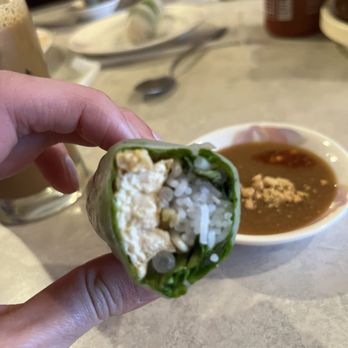 Saigon Restaurant - Vegetarian Tofu and Vegetables Spring Rolls - Vietnamese Near Me - Albuquerque, New Mexico