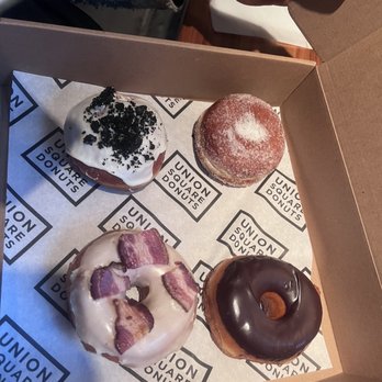 Union Square Donuts - Cookies and Cream, Bacon, Raspberry, Chocolate - Donuts Near Me - Boston, Massachusetts