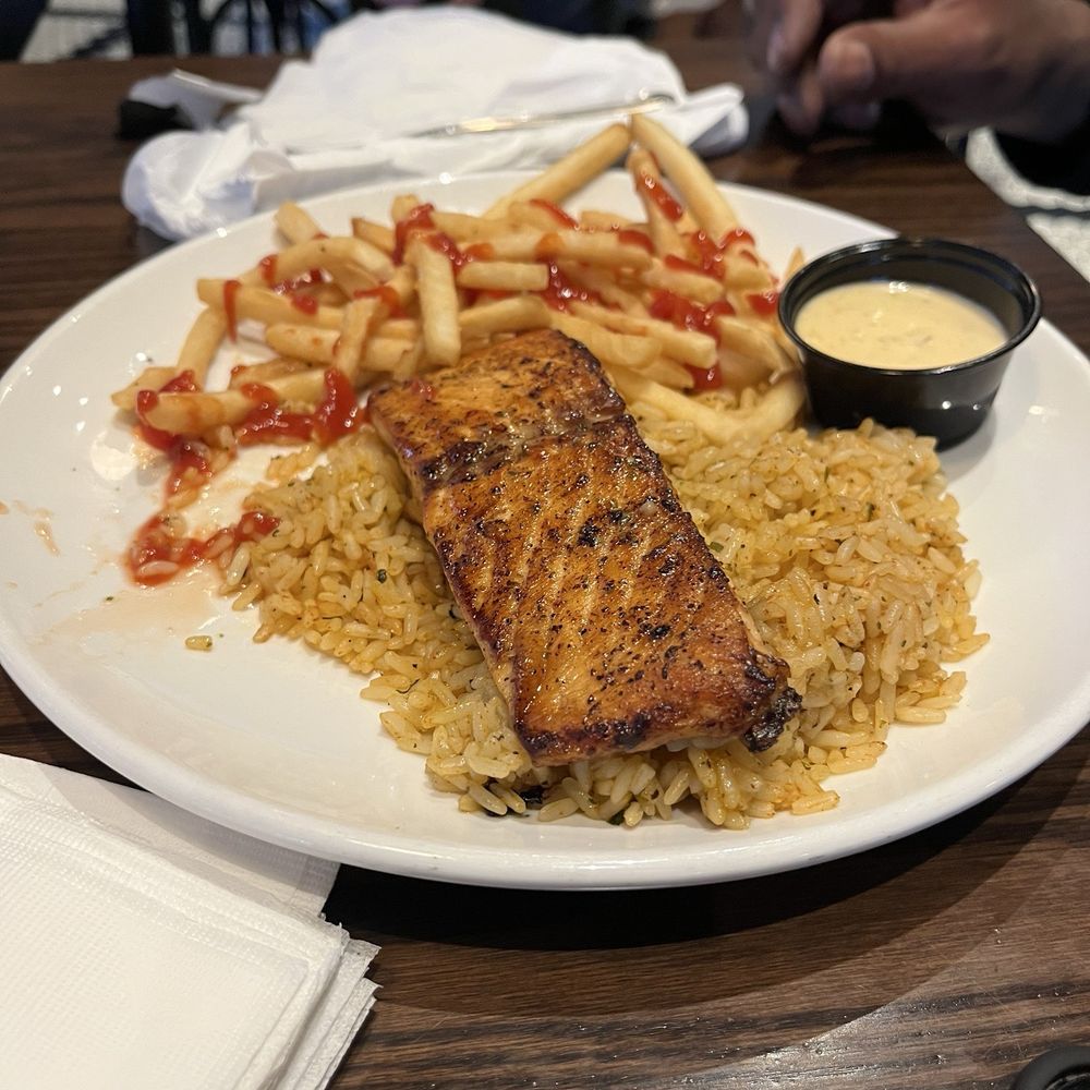 Junction 35 Spirits - Mountain Mile Location - Salmon, rice and fries - Distilleries Near Me - Pigeon Forge, Tennessee Junction 35 Spirits - Mountain Mile Location - Salmon, rice and fries - Distilleries Near Me - Pigeon Forge, Tennessee