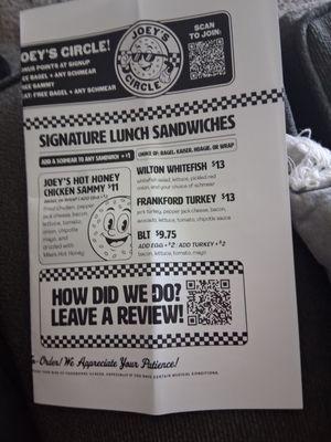 Menu photo 1 Bagels & Co Pompano Beach, FL