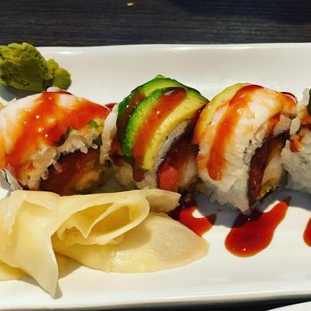 Photo of Okawa Steak House & Sushi - Santee, CA, United States. Tiger Roll