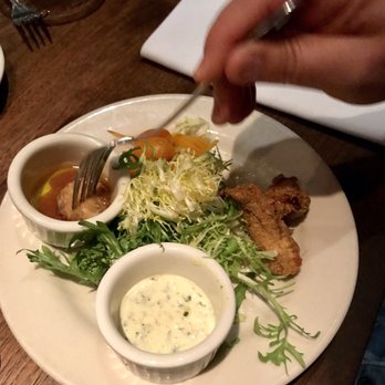 Oswald - Beet frisée salad (golden beets, fried oysters) - New American Near Me - Santa Cruz, California Oswald - Beet frisée salad (golden beets, fried oysters) - New American Near Me - Santa Cruz, California