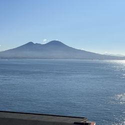 Stazione Marittima Calata Porta Massa - Mt Vesuvius in Pompeii on the horizon