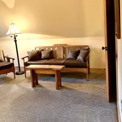 Heartstone Country Retreat - sitting area for Country Garden guestroom in Heartstone Lodge. En-suite bathroom with shower