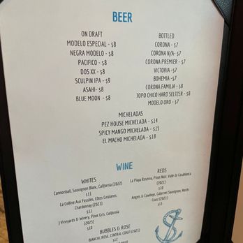 Pez Cantina - Beer & wine menu. - Seafood Near Me - Los Angeles, California Pez Cantina - Beer & wine menu. - Seafood Near Me - Los Angeles, California