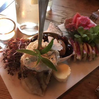 The Lost Kitchen - Pre-dinner cheese board - Salad Near Me - Freedom, Maine