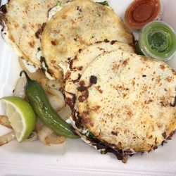 Taco Truck - Delicious delicious chorizo corn quesadillas