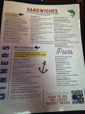 Menu photo 1 The Whale's Rib Deerfield Beach, FL Menu photo 1 The Whale's Rib Deerfield Beach, FL
