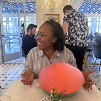 The Bloom Lounge - Dessert- cake and cotton candy, really good!!!! - Breakfast & Brunch Near Me - Plano, Texas