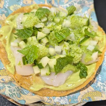 Ramen Del Barrio - Scallop aguachile tostada - Ramen Near Me - Austin, Texas