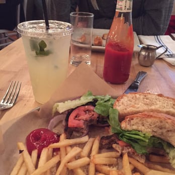 Adair Kitchen - Agave mint lemonade. Soooo fresh - New American Near Me - Houston, Texas