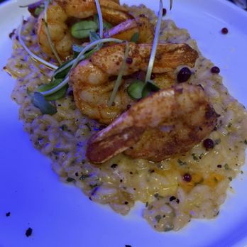 The Ledger - Shrimp and risotto - appetizer - American Near Me - Plymouth, Michigan The Ledger - Shrimp and risotto - appetizer - American Near Me - Plymouth, Michigan