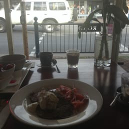 Saturday Brekky in looking onto Unley Road Saturday Brekky in looking onto Unley Road
