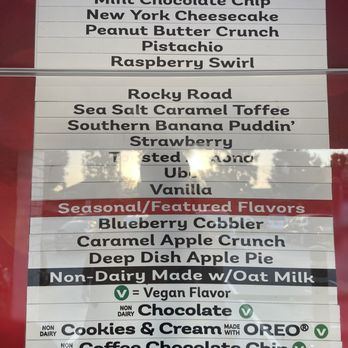 Bruster's Real Ice Cream - Ice Cream Menu - Desserts Near Me - Fullerton, California