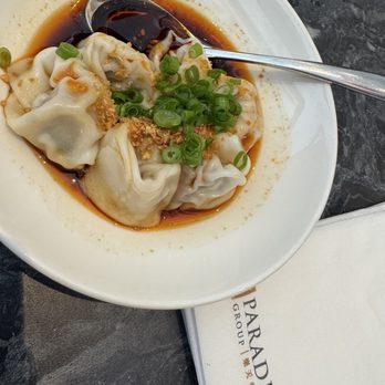 Paradise Dynasty - B10. Kurobuta Pork Wonton in Chili Oil - Chinese Near Me - Glendale, California