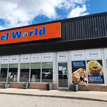 Bagel World - the front of a bagel world store - Breakfast & Brunch Near Me - Newmarket, Ontario