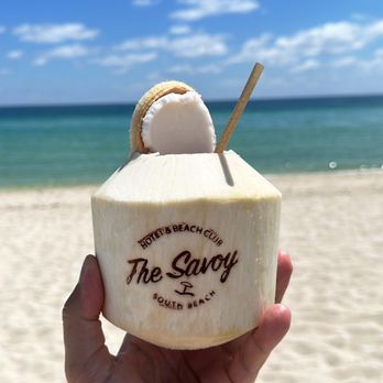 The Savoy - Coconut fruit punch - Hotels Near Me - Miami Beach, Florida The Savoy - Coconut fruit punch - Hotels Near Me - Miami Beach, Florida