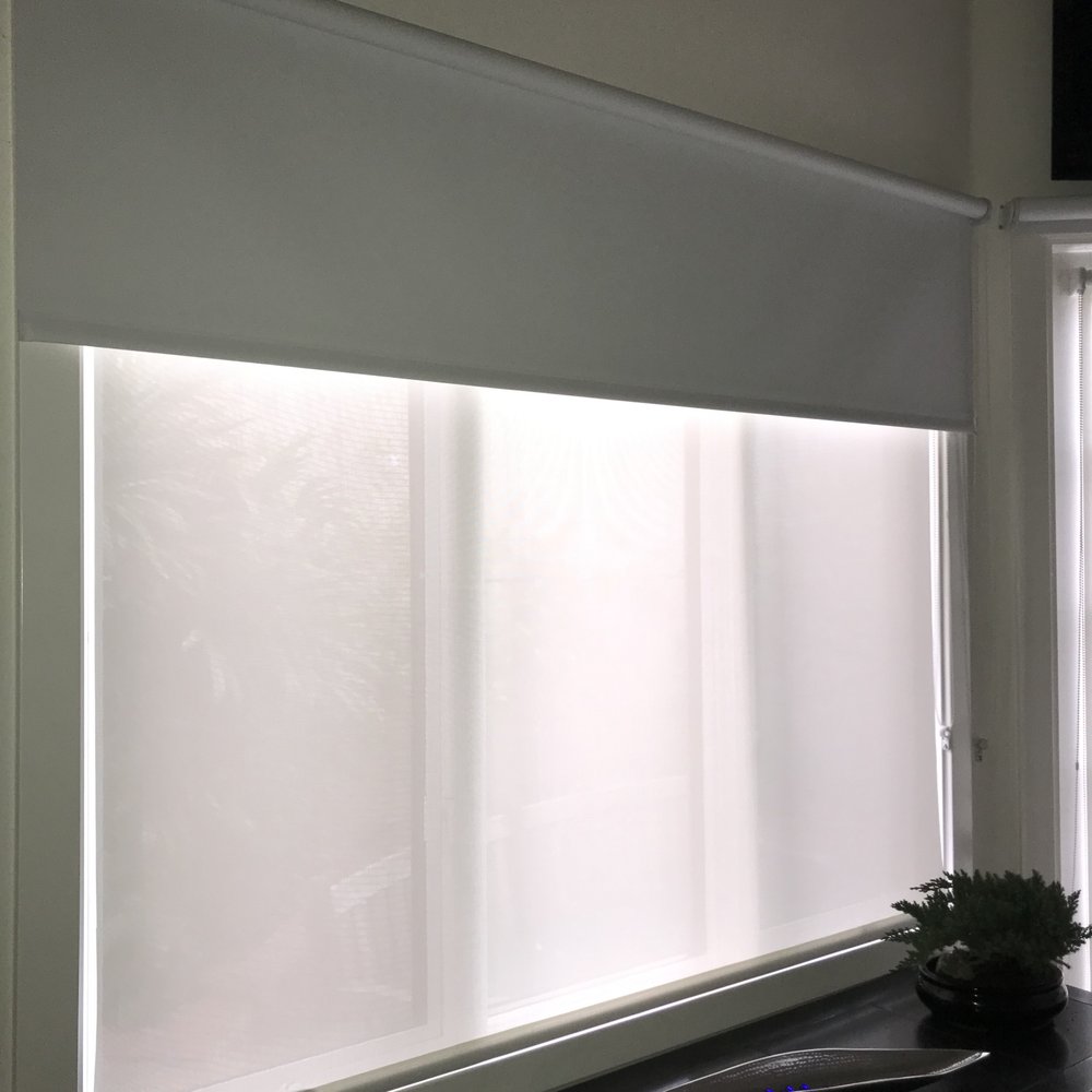Shadows Design - Double Shades for our bedroom. - Shades & Blinds Near Me Shadows Design - Double Shades for our bedroom. - Shades & Blinds Near Me