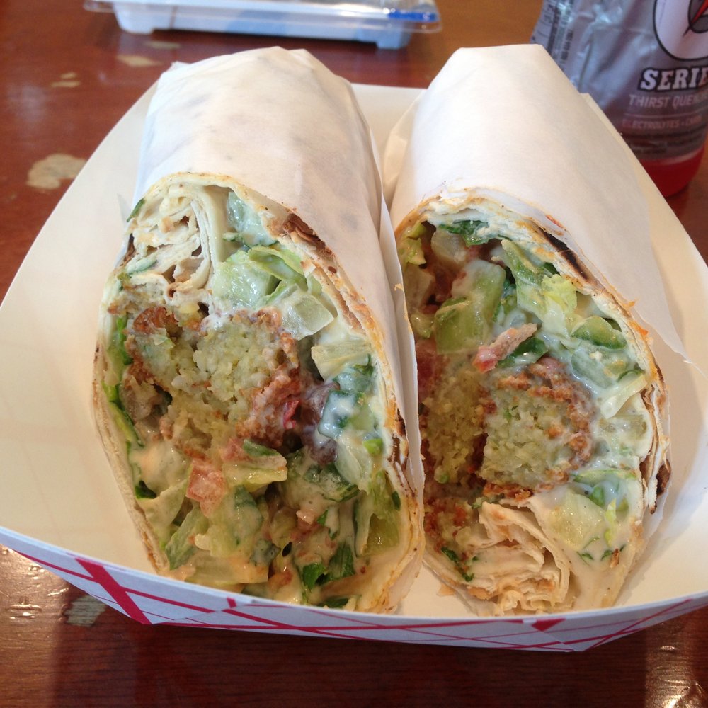 Oasis Grill - Falafel Wrap: spicy! - Middle Eastern Near Me - San Francisco, California Oasis Grill - Falafel Wrap: spicy! - Middle Eastern Near Me - San Francisco, California