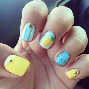Bora Nails & Spa - summer 2016 is all about the pineapple! get it, AMAZING! - Nail Salons Near Me - New Milford, New Jersey Bora Nails & Spa - summer 2016 is all about the pineapple! get it, AMAZING! - Nail Salons Near Me - New Milford, New Jersey