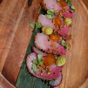 Old Brea Chop House - Yellowtail Crudo - Steakhouses Near Me - Brea, California Old Brea Chop House - Yellowtail Crudo - Steakhouses Near Me - Brea, California