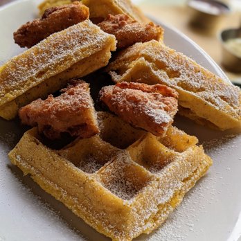 The Wild Chive - Chick'n and waffles. Decadent and delicious! - Vegan Near Me - Long Beach, California The Wild Chive - Chick'n and waffles. Decadent and delicious! - Vegan Near Me - Long Beach, California