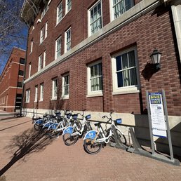 E-bikes to rent at side door E-bikes to rent at side door