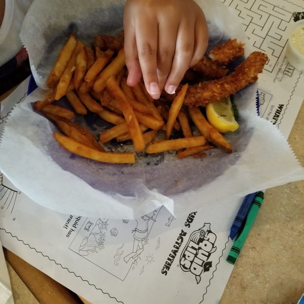 Squid Lips - Kids fish fingers (and kid fingers too lol) - Seafood Near Me - Cocoa Beach, Florida