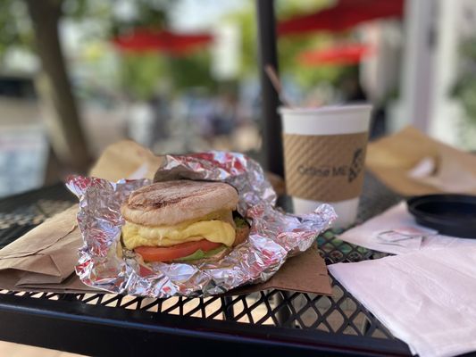 Photo of Coffee ME Up - Portland, ME, US. Ken Brown...the best breakfast sandwich I've ever had! I was sad when I took the last bite!