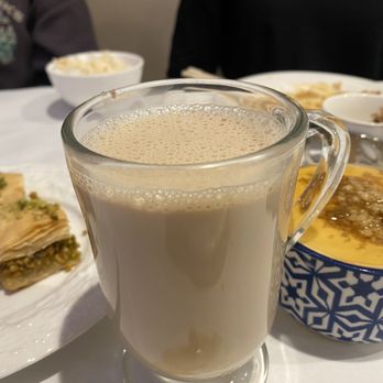 Dolan's - Desserts: milk tea, homemade yogurt, Pistachio Baklava (2 pcs) - Asian Fusion Near Me - Alhambra, California