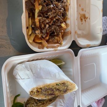 Chops - locosoba burrito and bulgogi fries - Asian Fusion Near Me - Lynnwood, Washington