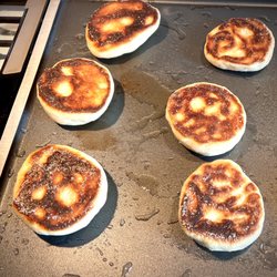 Grandma Ingrid’s - Griddled muffins.