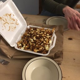 Family sized poutine. Family sized poutine.