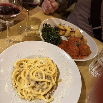 Cantina e Cucina - Pasta carbonara & the meatballs! Beyond delicious. - Cafeteria Near Me - Rome, RM Cantina e Cucina - Pasta carbonara & the meatballs! Beyond delicious. - Cafeteria Near Me - Rome, RM