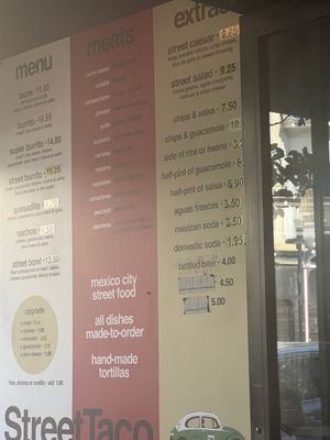 Menu photo 6 Street Taco San Francisco, CA Menu photo 6 Street Taco San Francisco, CA