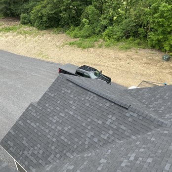 Bill's Roofing CNY - New construction roof installation using Owens Corning shingles in the color Oynx Black. Floyd, NY - Roofing Near Me - Floyd, New York
