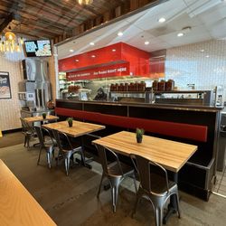 Eat-in area at Capriotti's Fig Garden Village location.