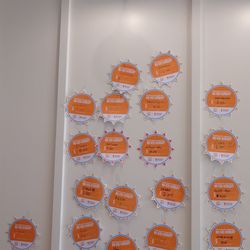 Wall of donations!