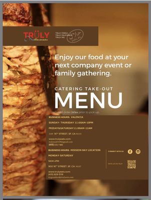 Menu photo 4 Truly Mediterranean San Francisco, CA Menu photo 4 Truly Mediterranean San Francisco, CA