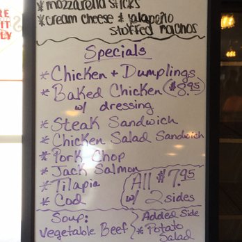 Blue Springs Cafe - Today's lunch specials. The printed menu has many more choices. - American Near Me - Highland, Illinois