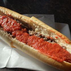 Rocco's Pizza - Large Cheesesteak with Tomato Sauce