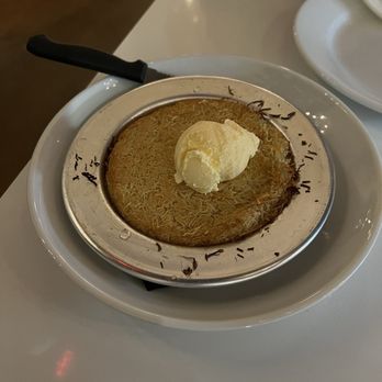 Selda - The dessert topped with vanilla ice cream the server suggested! - Mediterranean Near Me - Irving, Texas