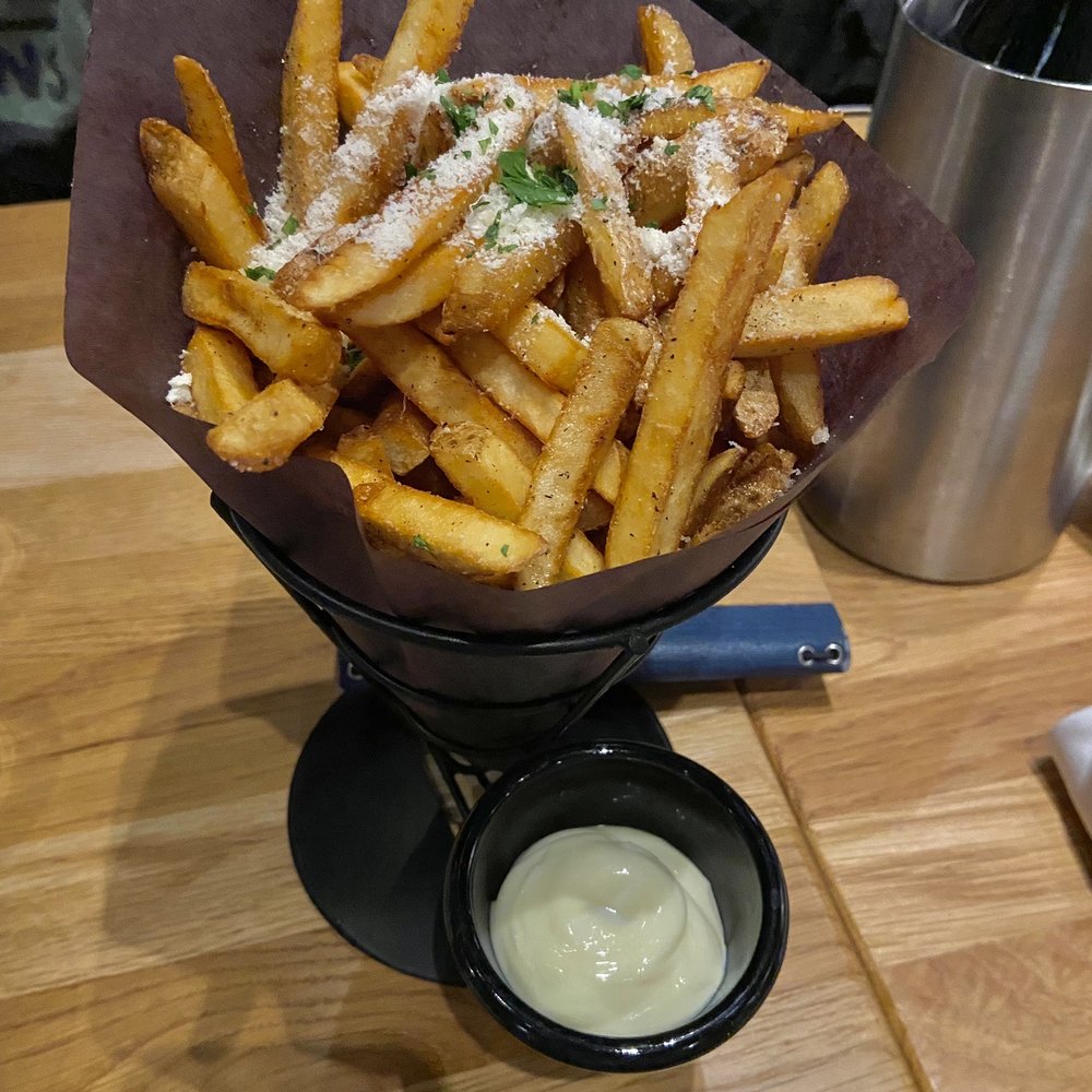 Truffle parmesan fries