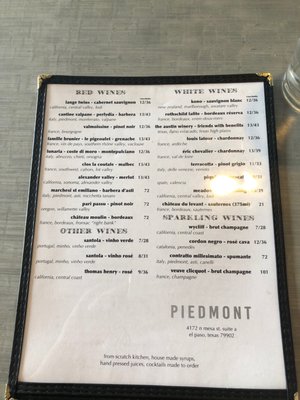 Menu photo 7 Piedmont Cafe El Paso, TX Menu photo 7 Piedmont Cafe El Paso, TX