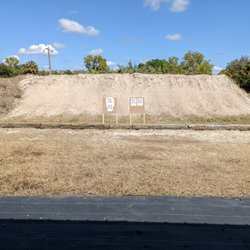Louland Gun Club - Looing downrange at the target areas. That's 25 yards.