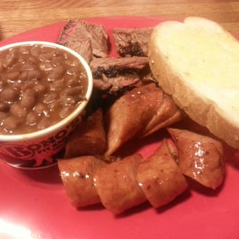 Bono's Bar-B-Q - Brisket & Sausage Plate - Barbeque Near Me - Jacksonville, Florida Bono's Bar-B-Q - Brisket & Sausage Plate - Barbeque Near Me - Jacksonville, Florida